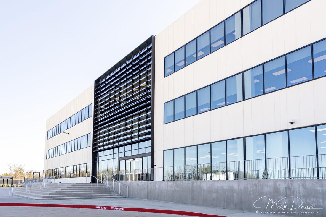 Corporate office building exterior architectural photography